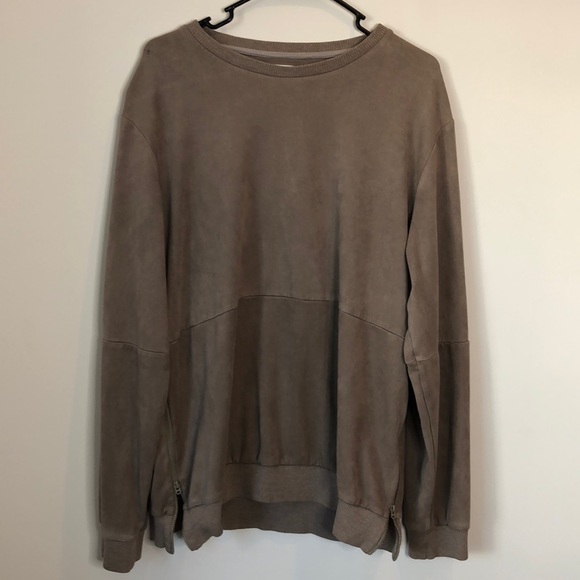 SHADES OF GREY CREAM / TAN COZY SWEATER - Picture 1 of 4